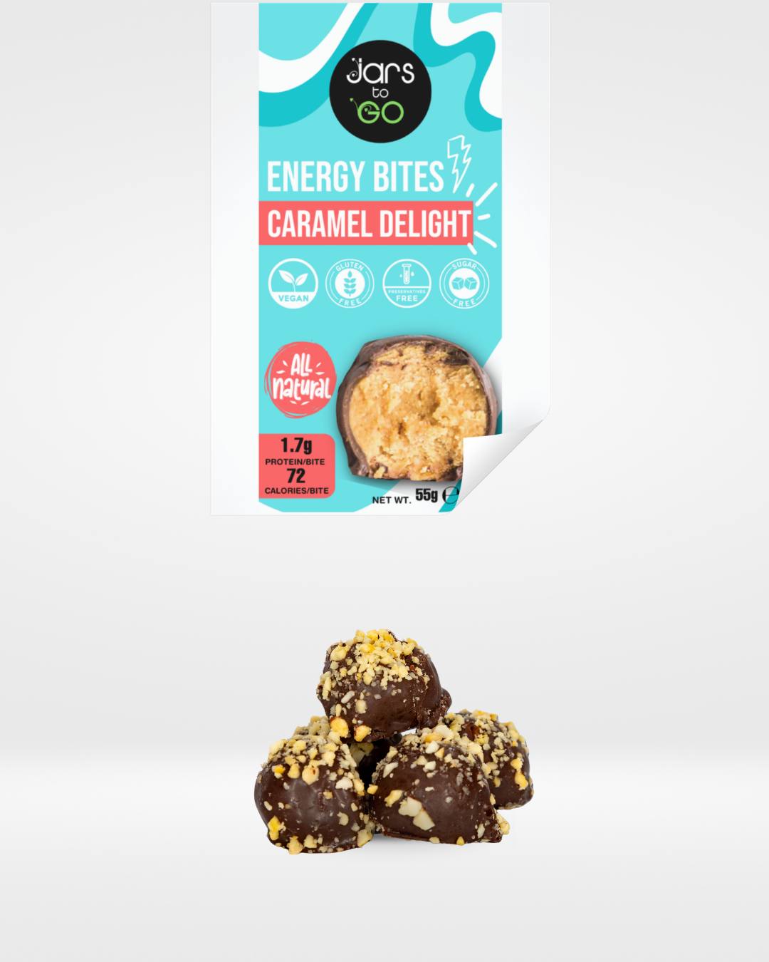 Caramel Chocolate Bites (55g)
