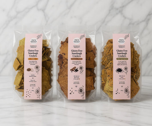 Gluten-free Sourdough Crackers (230gm)