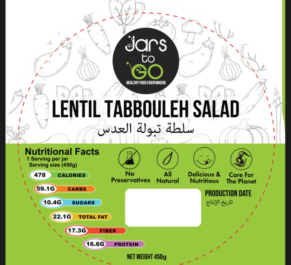Lentil Tabbouleh Salad
